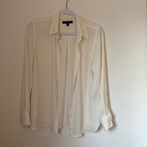 Banana Republic White Dillon Classic Fit Button Up Size Small